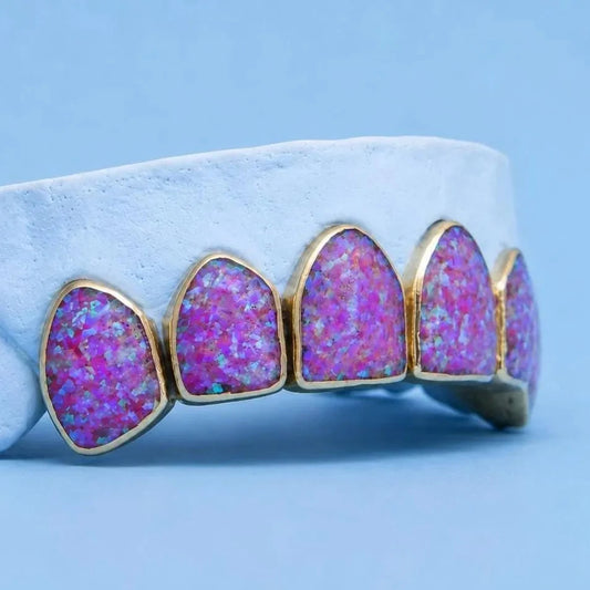 Full Set Purple Opal Grillz, Mulitple Colours Available!